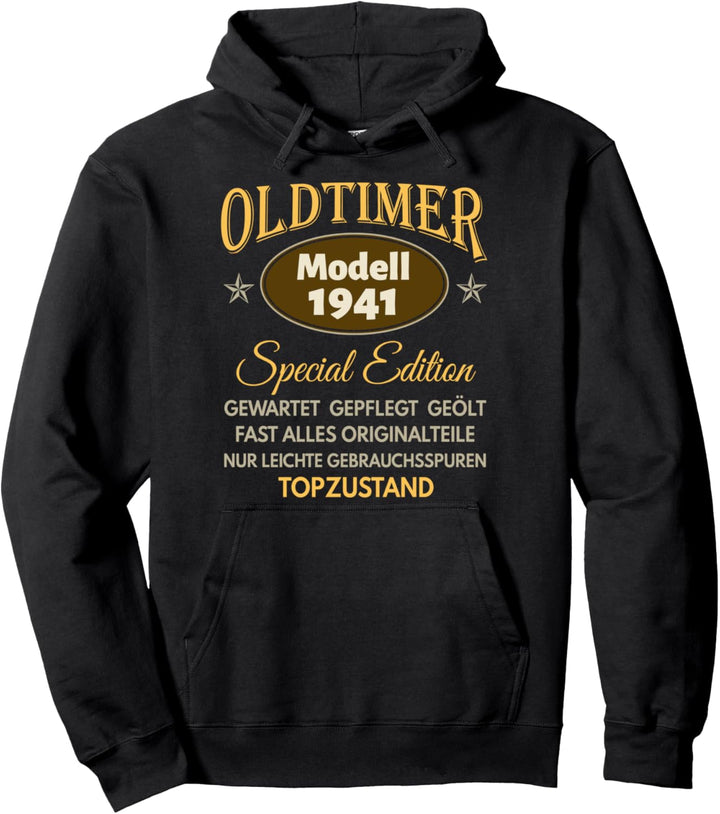 83. Geburtstag Mann Frau 83 Jahre 1941 Deko Lustig Geschenk Pullover Hoodie