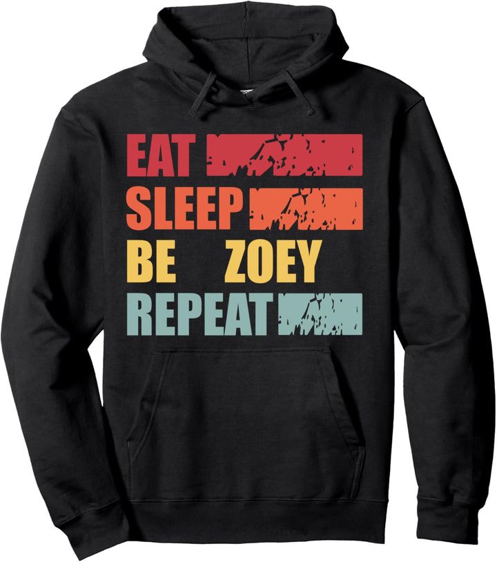 ZOEY Personalisiertes Name Shirt ZOEY Vorname Pullover Hoodie
