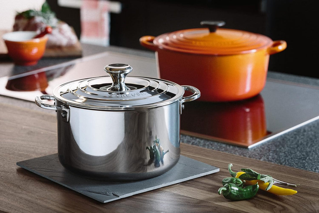 Le Creuset Suppentopf aus 3-ply PLUS Edelstahl 24 cm, 96604824000000, 24 cm