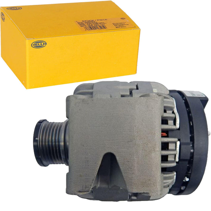 HELLA - Generator/Lichtmaschine - 14V - 90A - für u.a. Mercedes-Benz Sprinter 3,5-T Ch. (906) - 8EL