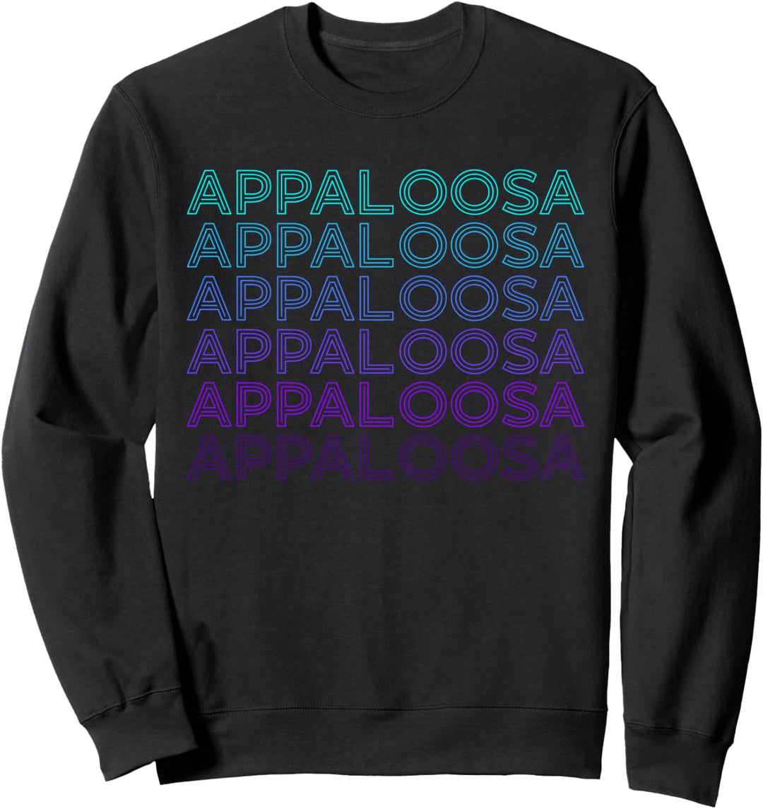 Appaloosa Pferd Retro Sweatshirt