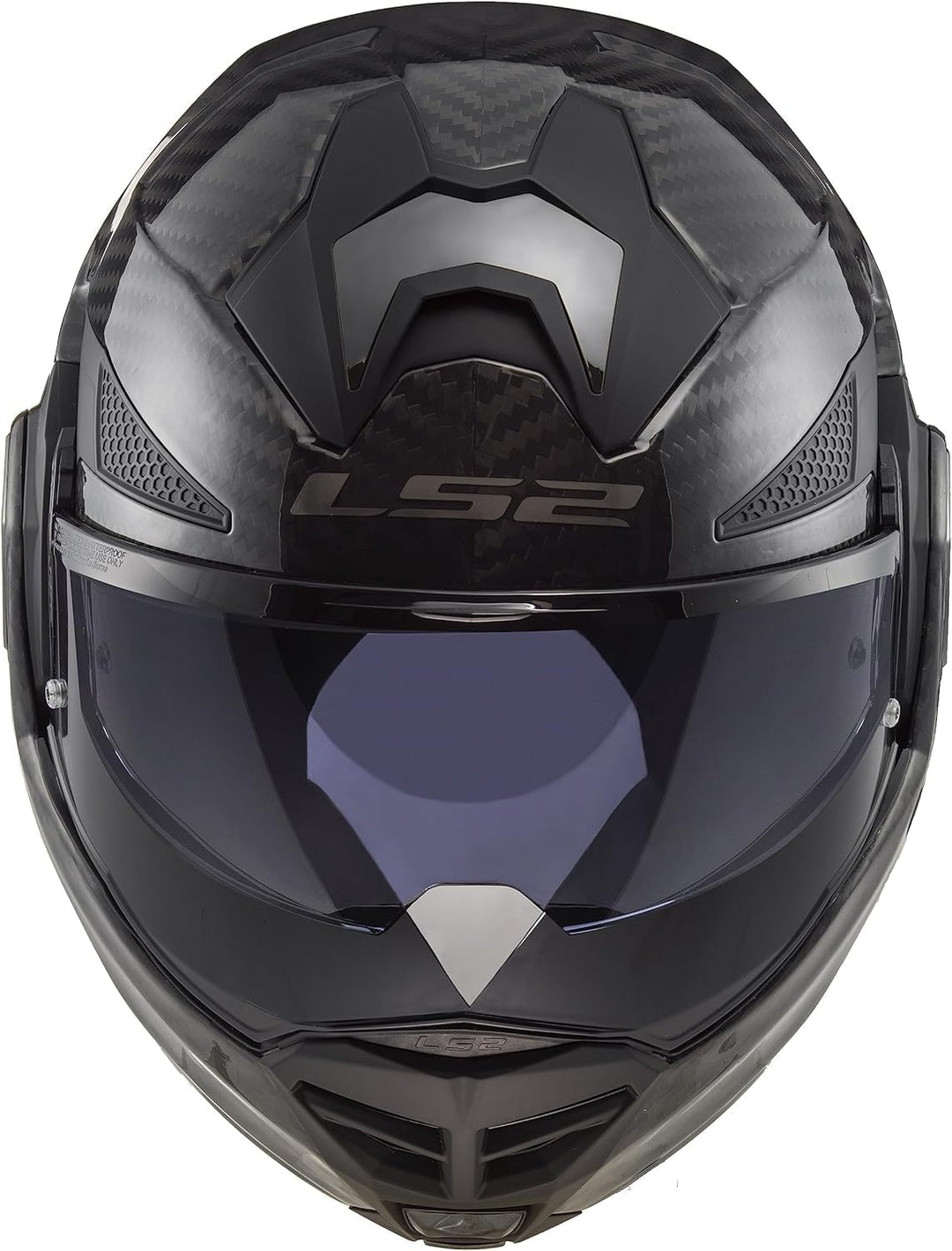 LS2 Klapphelm FF901 Advant X Carbon Solid ECE2206 Modularhelm Motorradhelm, L