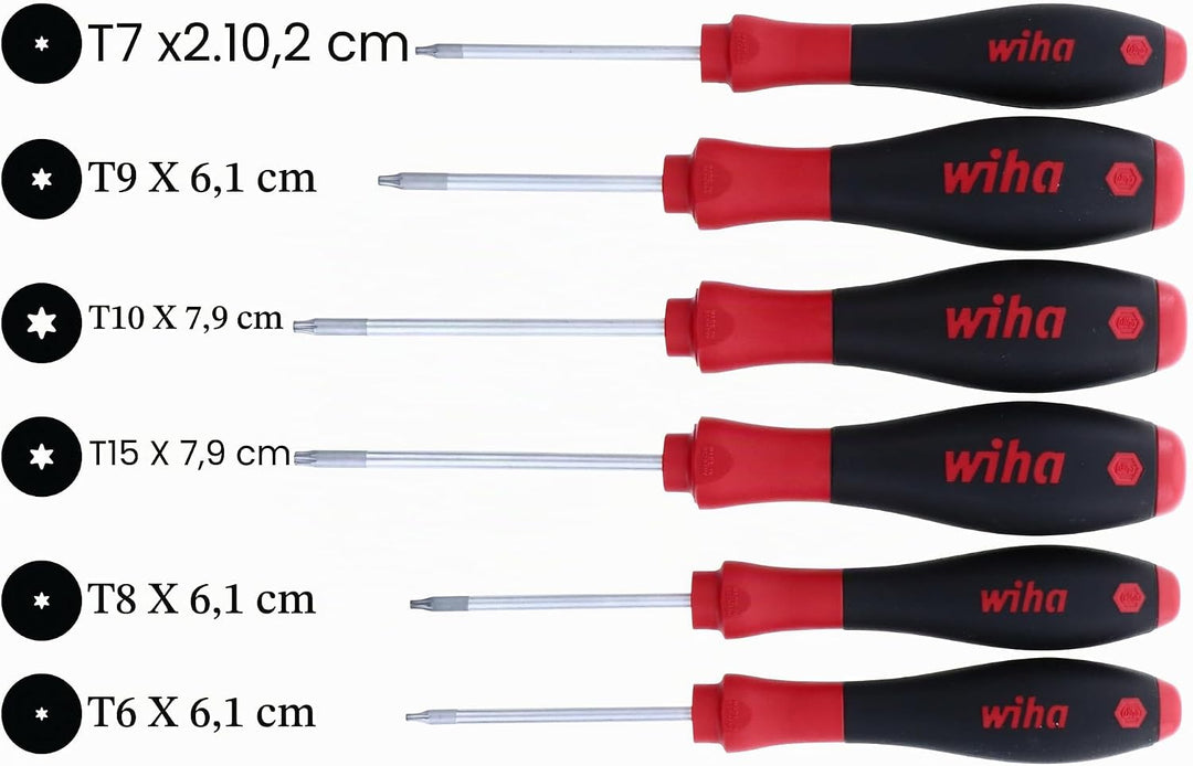 Wiha 36291 Schraubendrehersatz, Torx, 6-teilig