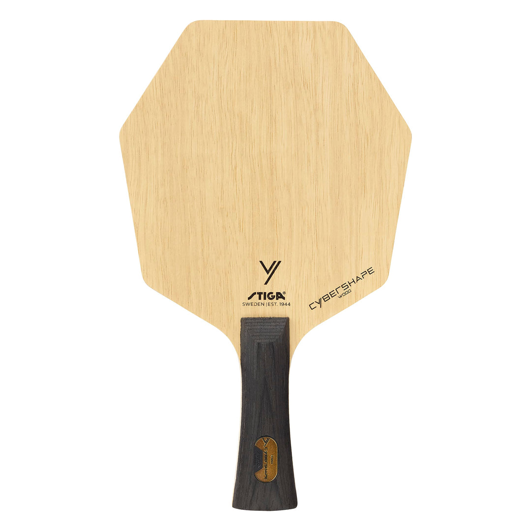 Stiga Cybershape Wood Tischtennis Holz – Tischtennisholz aus Holz mit exklusiver Cybershape-Form Kon