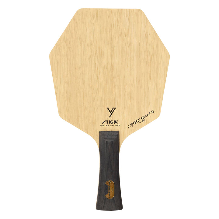 Stiga Cybershape Wood Tischtennis Holz – Tischtennisholz aus Holz mit exklusiver Cybershape-Form Kon