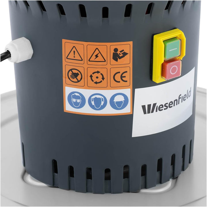 WIE-FC-60A Getreidemühle elektrisch 60 L 400 kg/h 1300 W Getreidemühle Schrotmühle Kornmühle