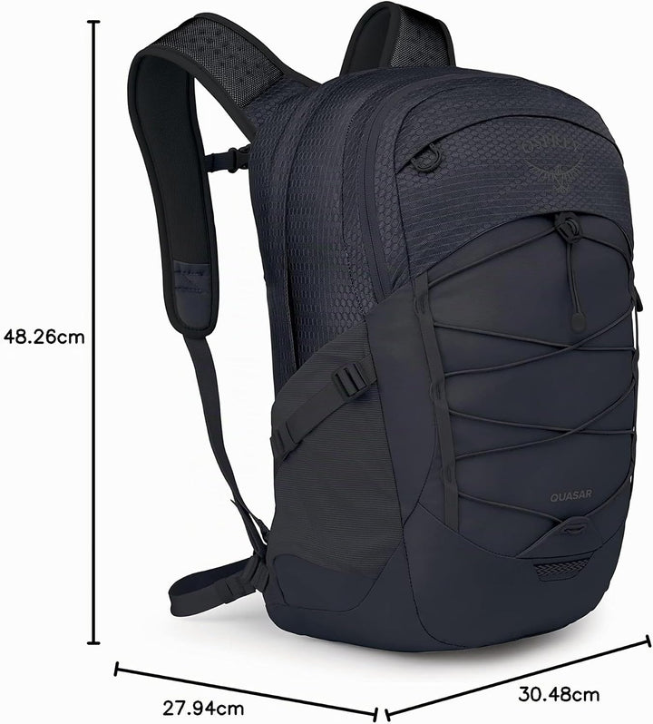 Osprey Quasar Unisex Rucksack, 26L, Black, O/S O/S - Fassungsvermögen 26L Schwarz, O/S - Fassungsver