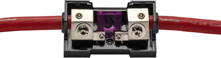 Rockford Fosgate Inline ANL oder Maxi Sicherungshalter für 1/0 AWG oder 4 AWG Draht Standardverpacku