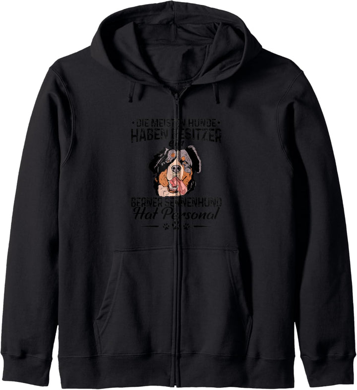 Die Meisten Hunde Haben Besitzer Berner Sennenhund Personal Kapuzenjacke