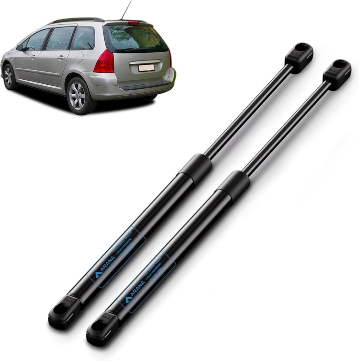 Arana 2X Gasdruckfeder Heckklappendämpfer Kofferraum Kompatibel mit 307 Break (3E) 2002-2009 Gasdruc
