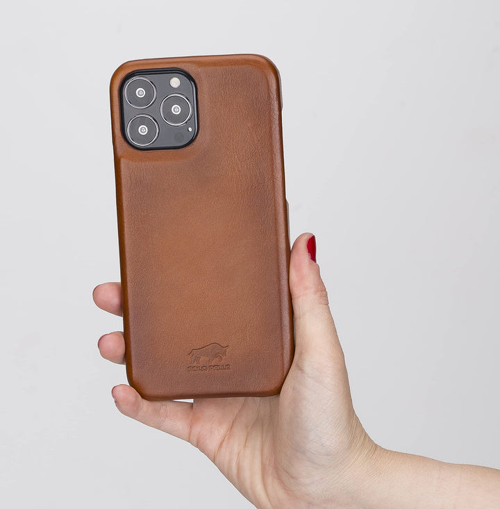 Solo Pelle Lederhülle für das iPhone 13 Pro Max in 6.7 Zoll Princeton Case Leder Hülle Ledertasche B