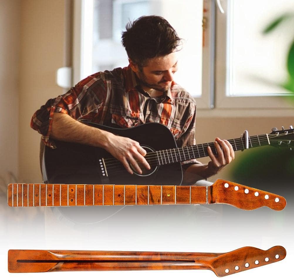 BTSEURY 22 Bünde E-Gitarre Hals Ahorn Gitarre Hals Griffbrett kompatibel für ST E-Gitarre
