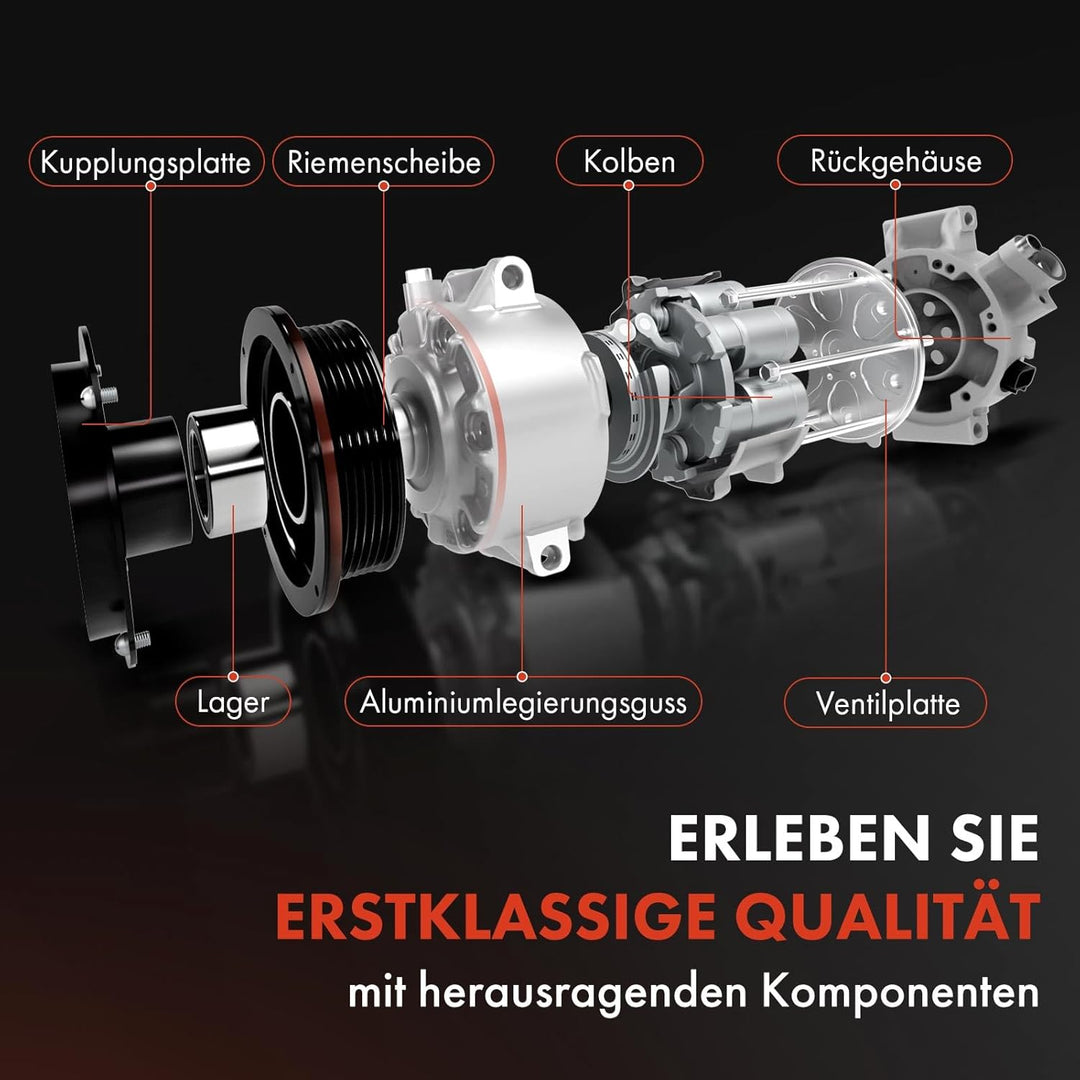 Frankberg Klimakompressor Klimaanlage Kompatibel mit Corsa B 73 78 79 1.2L 1.4L 1.6L Benzin 1993-200