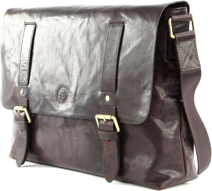 SADDLER Ryan Messenger Bag Dark Brown
