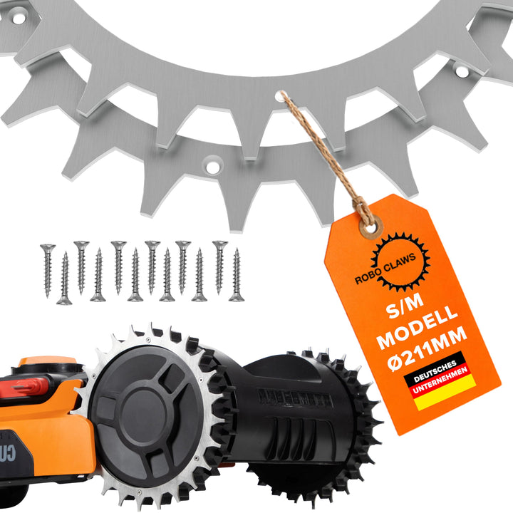 Mähroboter Rasenroboter Spikes Traktionsverbesserung für Worx Landroid Plus Modelle Alu