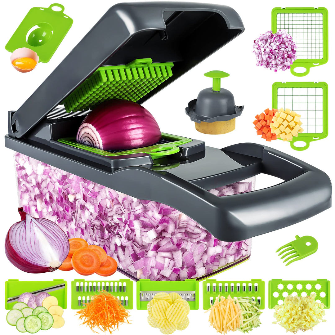 Gemüseschneider - Würfelschneider - vegetable chopper - Gemüsehobel - Geeignet für Würfe, Scheiben,