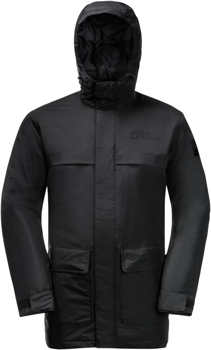 Jack Wolfskin Herren Winterlager Parka M Parka (1er Pack), Schwarz