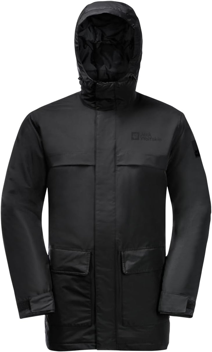 Jack Wolfskin Herren Winterlager Parka M Parka (1er Pack), Schwarz