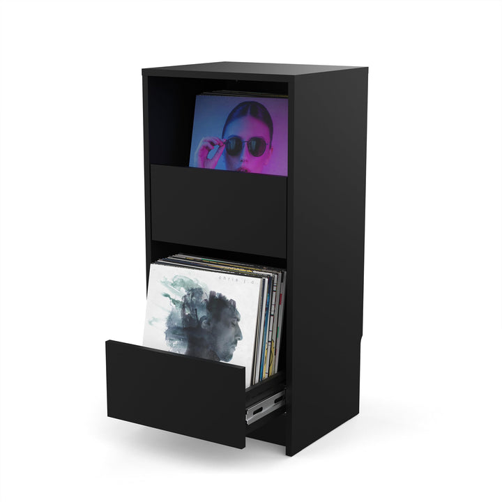 Glorious Vinyl Vault, Black - Vinyl Aufbewahrung
