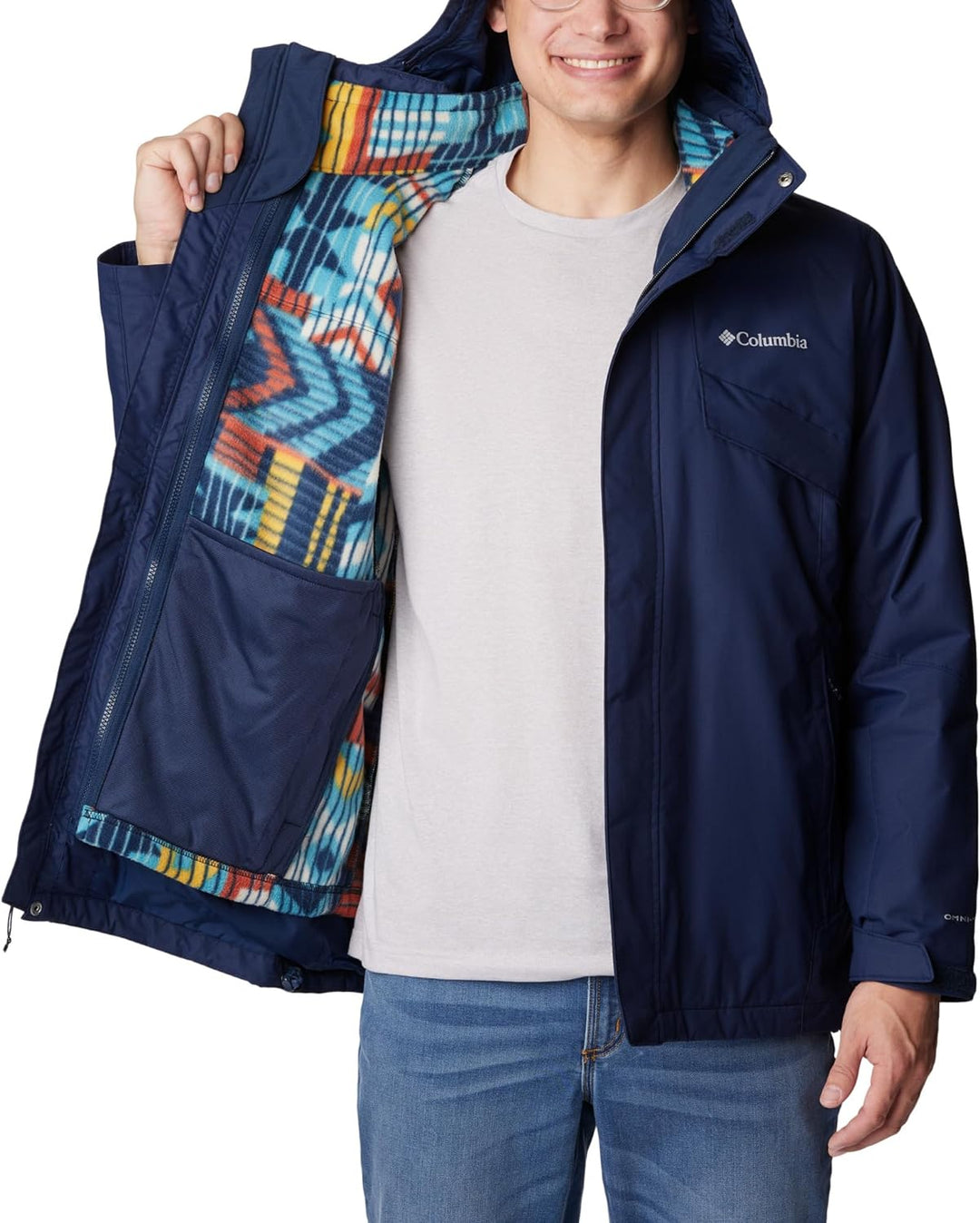 Columbia Herren Wechseljacke Bugaboo Ii M Collegiate Navy, M Collegiate Navy
