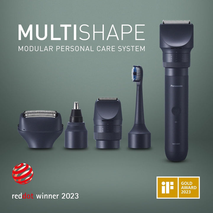 Panasonic MULTISHAPE modulares Körperpflege-System, Bart-/Haartrimmer, Bart-/Haar-/Körpertrimmer, 3-