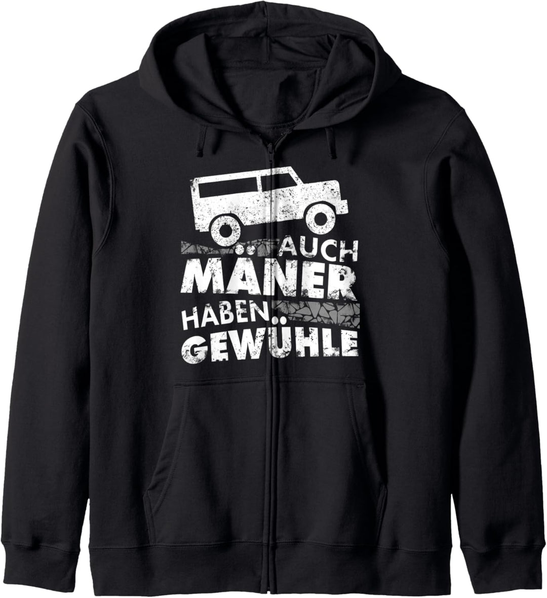 Offroad Auch Männer Haben Gewühle für Geländewagen Offroader Kapuzenjacke