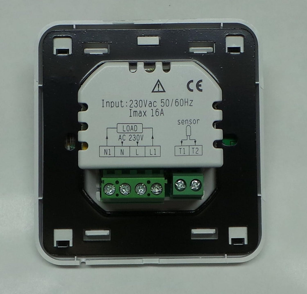 SM-PC®, Raumthermostat Thermostat Silber programmierbar Digital weisse Hintergrundbeleuchtung #860