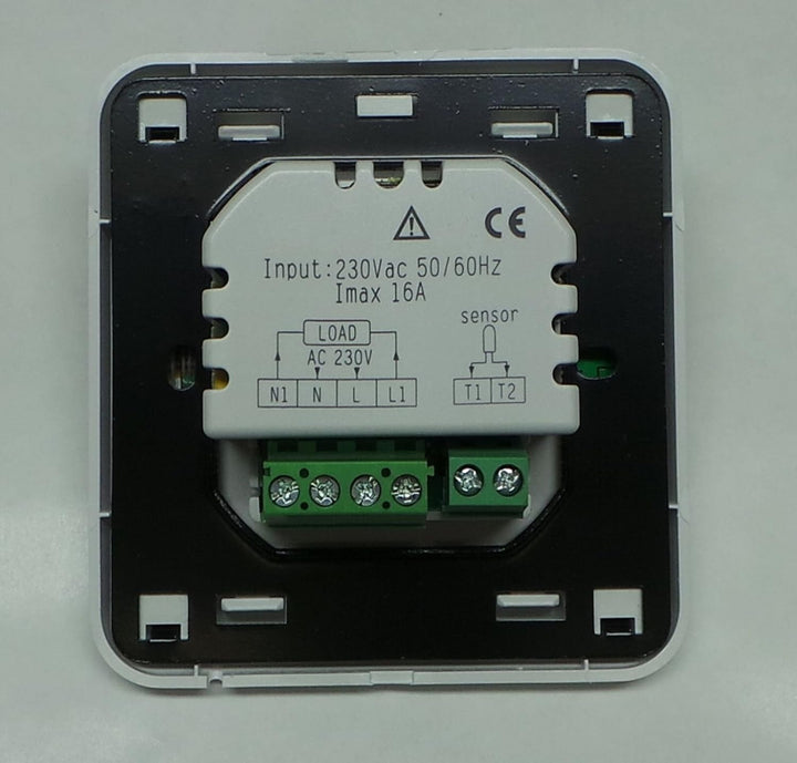 SM-PC®, Raumthermostat Thermostat Silber programmierbar Digital weisse Hintergrundbeleuchtung #860