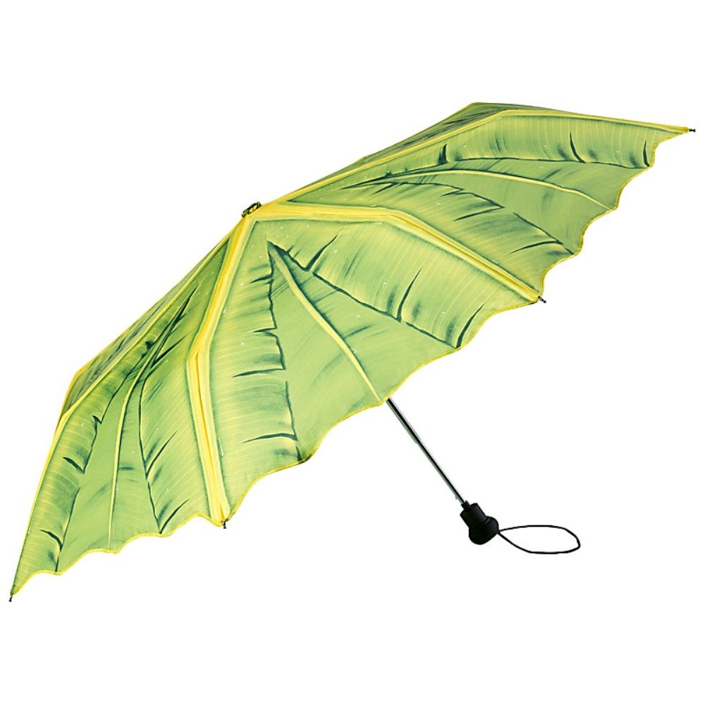 VON LILIENFELD Regenschirm Taschenschirm Palme Windfest Auf-Automatik Stabil Leicht Kompakt