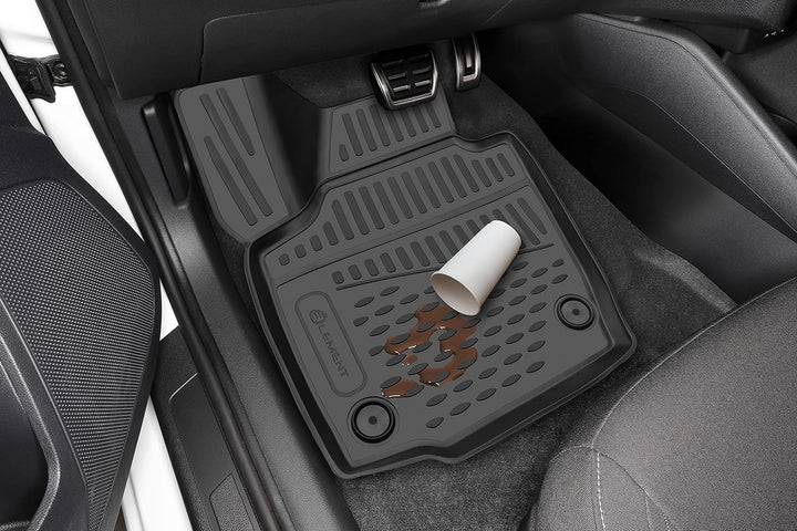 Element Passgenaue Premium Antirutsch Gummi Fussmatten - Jeep Compass, 2nd Generation