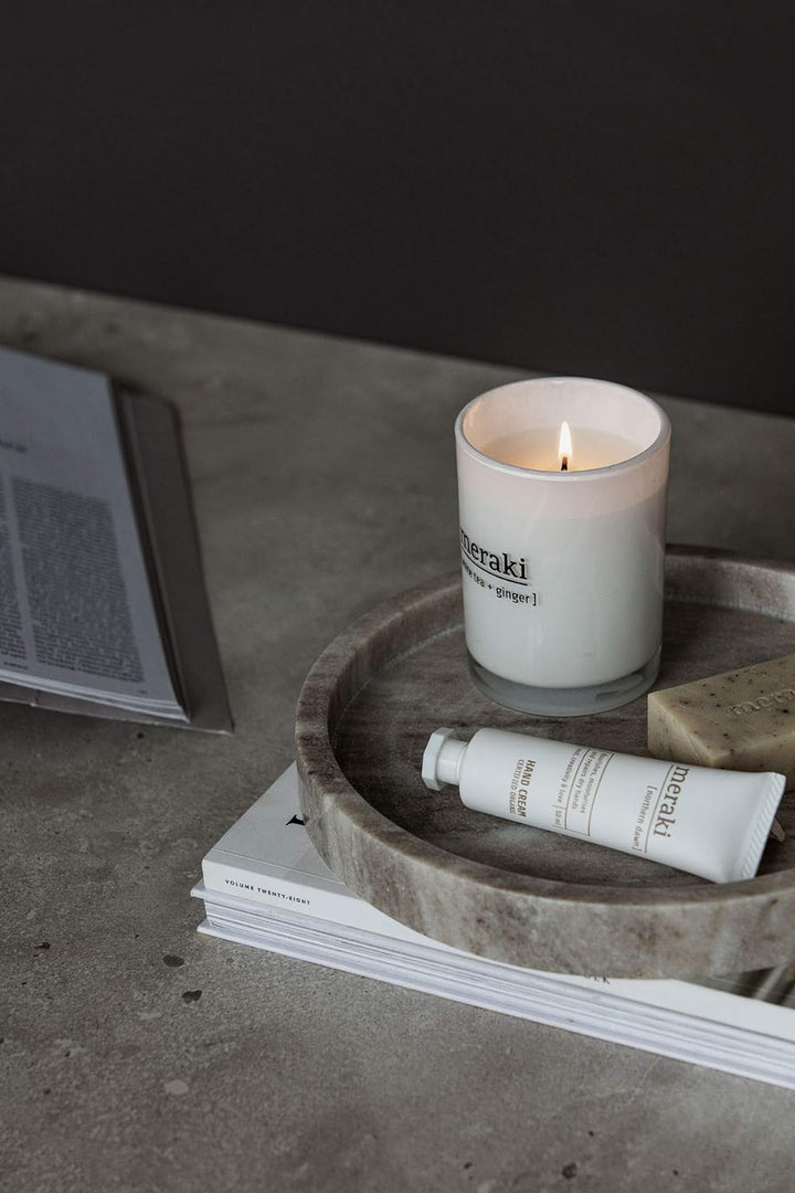â€‹Meraki - Marble Tray Ã˜ 25 cm - Beige (312530012)