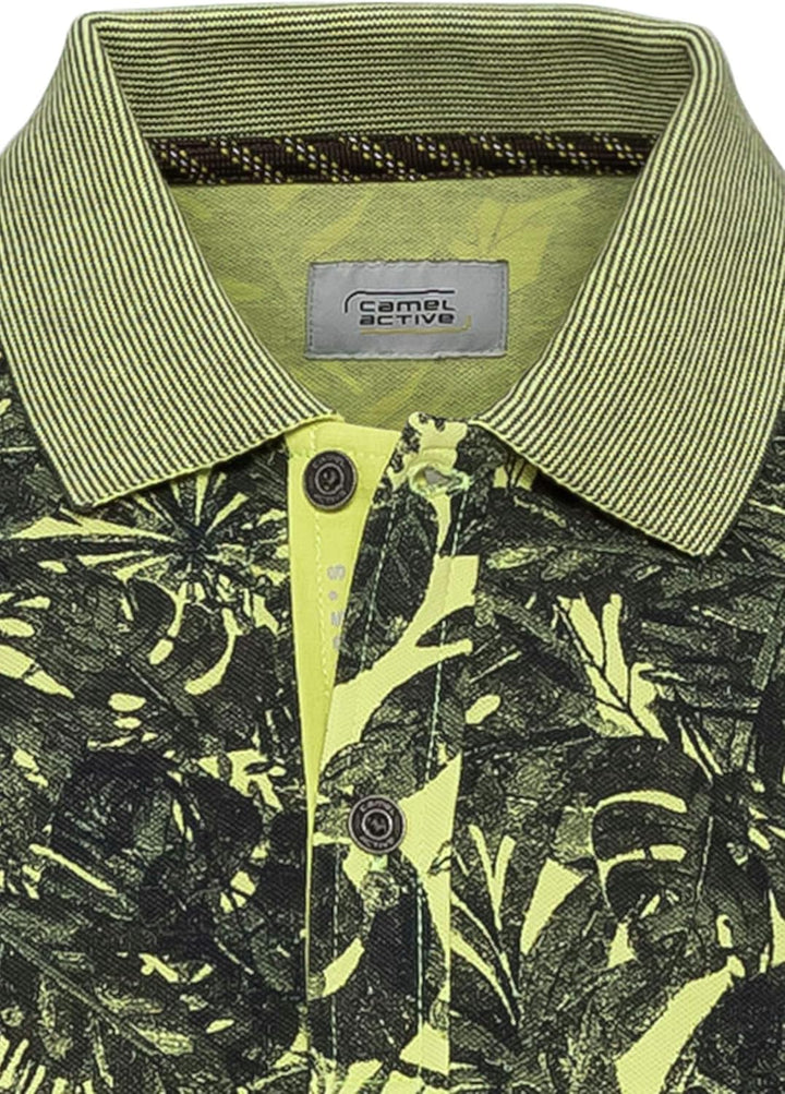 camel active Herren 4094655p12 Polohemd, Limone, S S Limone, S Limone