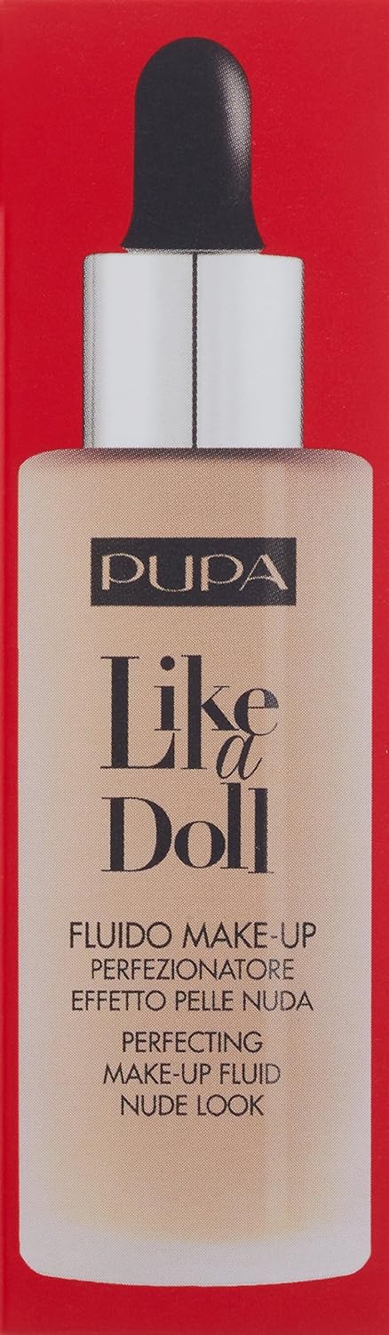 PUPA Milano Like A Doll Perfecting Make-up Fluid Porzellan 30 ml Porcelain, Porcelain