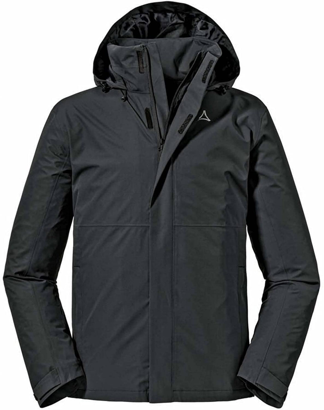 Schöffel Herren Gmund Jacke Regenjacke Hardshelljacke 46 Schwarz, 46 Schwarz