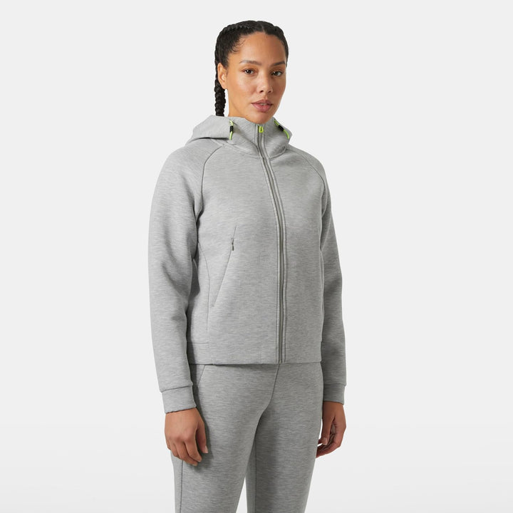 Helly Hansen Damen Hydropower Ocean Full-Zip Jacke 2.0 Jacke (1er Pack), Grey Melange