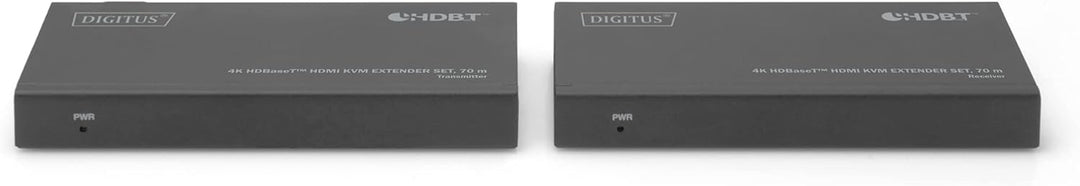 DIGITUS HDMI KVM Extender - 4k/30Hz - Sender &amp; Empfänger - HDBaseT 1.0 - HDMI 1.4 - USB 1.1 - Reichw