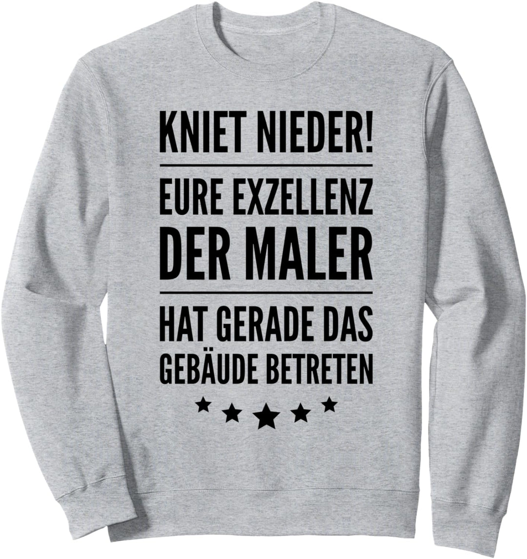 Kniet Nieder Maler Und Lackierer Sweatshirt
