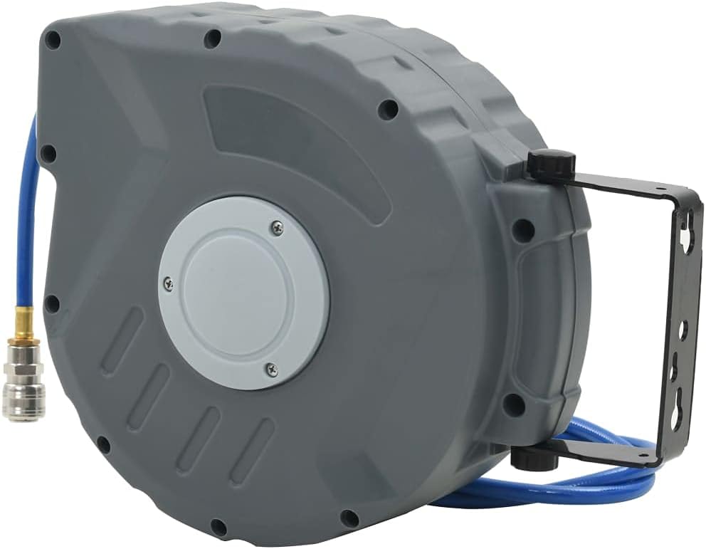 vidaXL Druckluftschlauch Aufroller Automatik Pneumatikschlauch Trommel Schlauchtrommel Schlauchaufro
