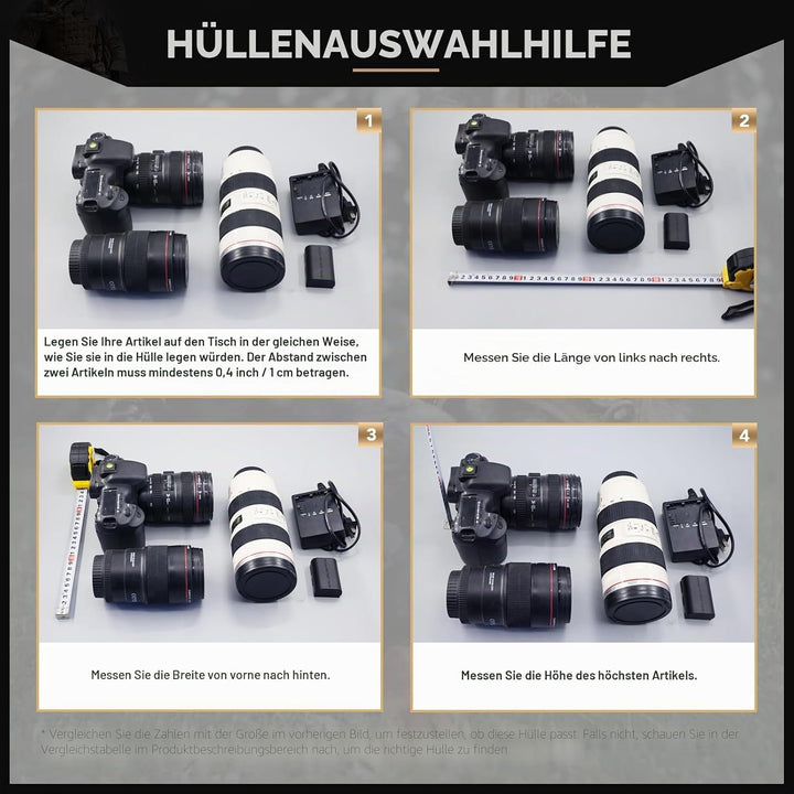 Lykus HC-4630 Wasserdicht Koffer mit anpassbar Rasterschaumstoff, Innengrösse 46x36x24 cm, Geeignet