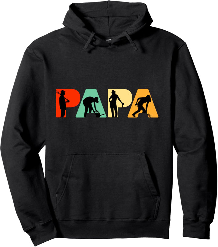 Retro-Bodenwartung Papa, stolzes Papa-Geschenk Pullover Hoodie