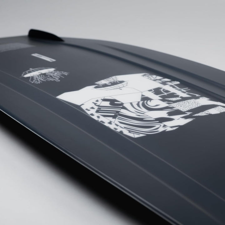 Mesle Wakeboard Set Pilot mit Maxx Bindung, Profi Wakeboard für Boot & Seilbahn 134.0 Zentimeter M,