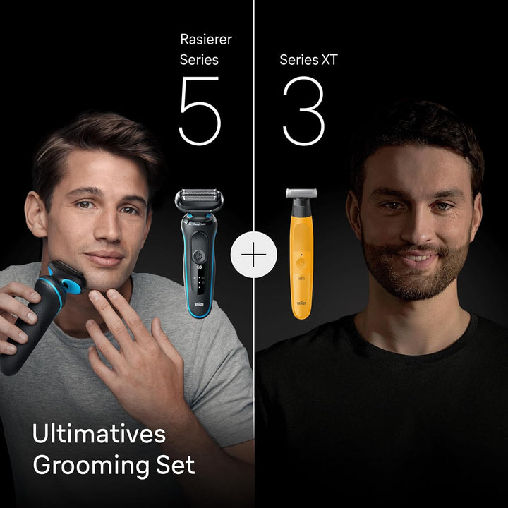 Bundle of Braun Series 5 Elektrorasierer Rasierer Herren Elektrisch Ladestation,Wet & Dry, rasierapp