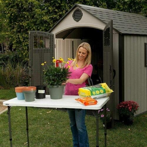 PowerTools Klapptisch für Kinder, kleiner Klapptisch mit 1,2 m Tisch, Aluminium-Klapptisch, Laptop f