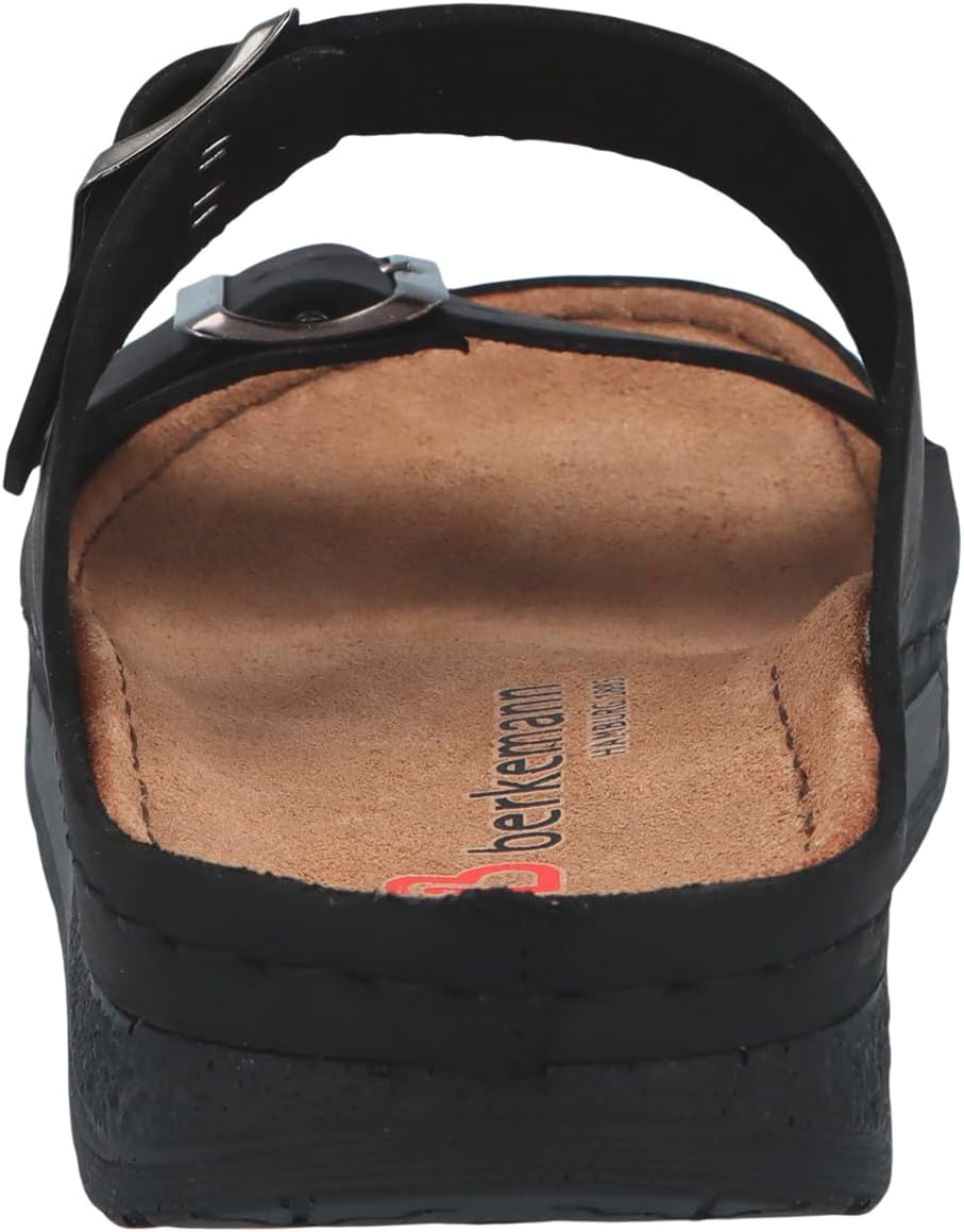Berkemann Herren Adam Pantoletten 39.5 EU Schwarz, 39.5 EU Schwarz