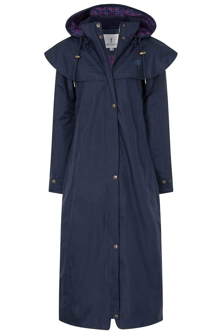 Lighthouse Outback - Damen Regenmantel - lang - wasserdicht, 38 Nachtschatten