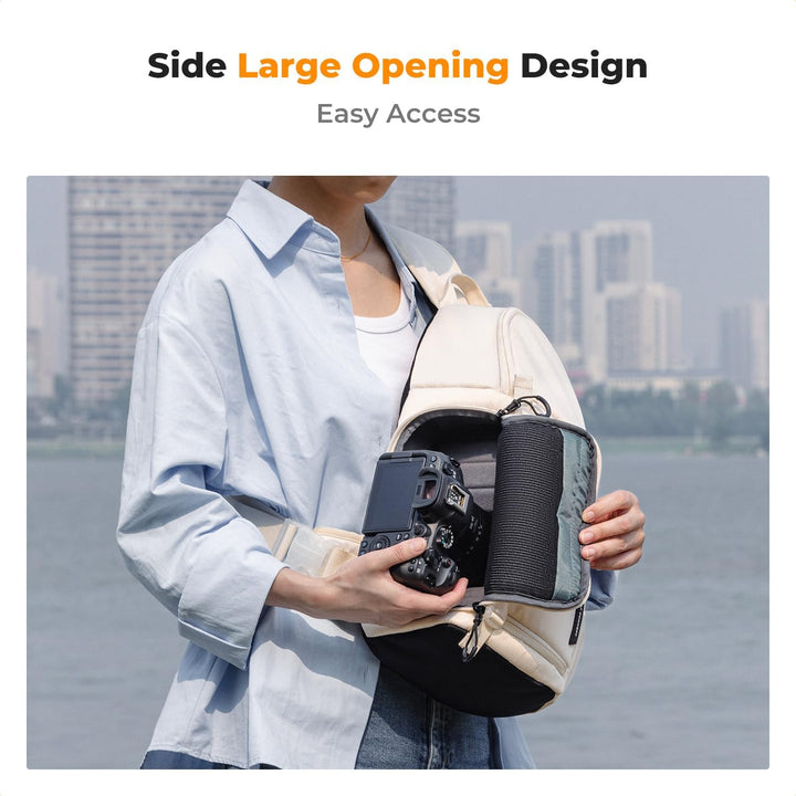 K&F CONCEPT Kamera-Umhängetasche, Wasserdichte Kameratasche, Fotografie tägliche Reise Camera Bag,Ta