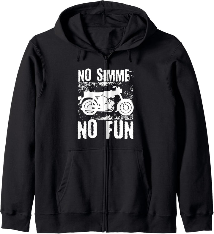 Simson S51 Oldtimer Moped Spruch Geschenk Kapuzenjacke