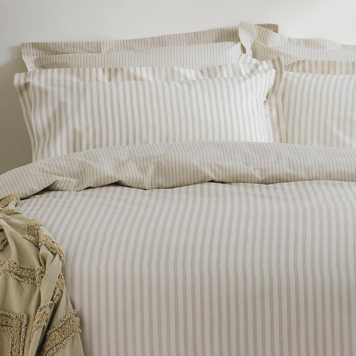 Yard The Linen Hebden Bettbezug-Set, Natur, King Size King Size Natur, King Size Natur