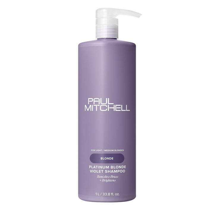 Paul Mitchell Platinum Blonde Shampoo - Violett Shampoo für strahlend blondes, graues oder weisses H