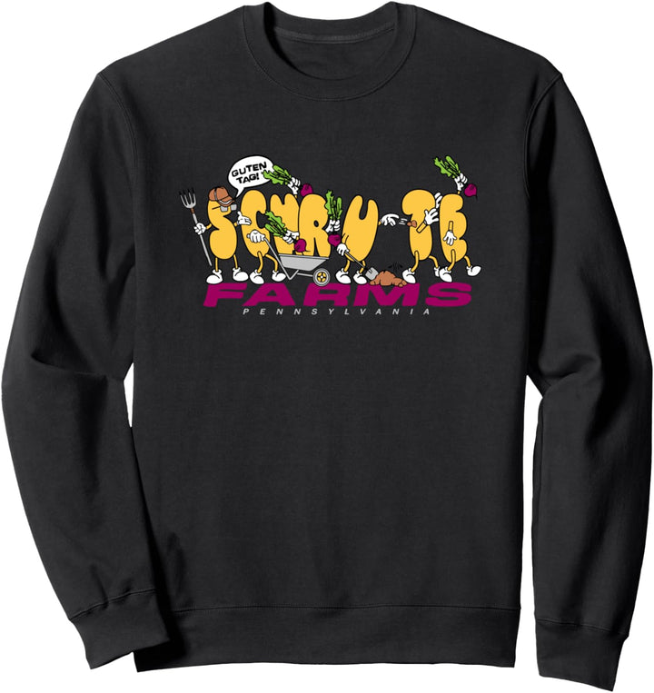 The Office Schrute Farms Alphabetische Zeichen Sweatshirt